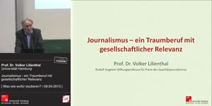Miniaturansicht - Journalismus – ein Traumberuf mit gesellschaftlicher Relevanz