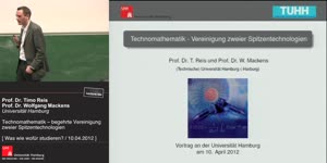 Miniaturansicht - Technomathematik – begehrte Vereinigung zweier Spitzentechnologien