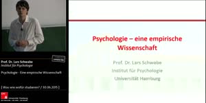Miniaturansicht - Psychologie - Eine empirische Wissenschaft