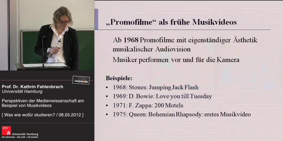 Miniaturansicht - "Promofilme" als frühe Musikvideos