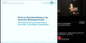 Miniaturansicht - Streit  um  Berichterstattung  in  der  deutschen  Mediengeschichte.  Wie  Politik,  Kirche  und   andere  Akteure  versuchten,  Journalisten  zu  beeinflussen